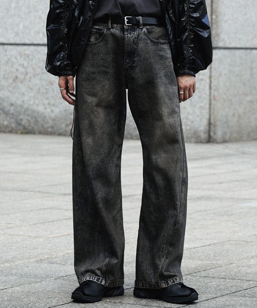 WYM LIDNM | VINTAGE WASHED CURVED DENIM - Buyee, an Online Proxy