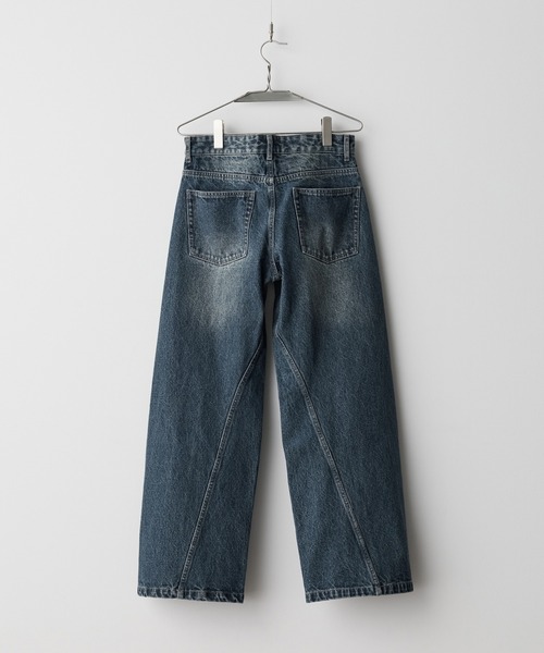 WYM LIDNM | VINTAGE WASHED CURVED DENIM - Buyee, an Online Proxy