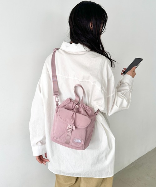 ノースフェイス巾着 BREEZE BUCKET BAG ショルダーバッグ2way セール】国内未発売 THE NORTH FACE(ザ・ノースフェイス)/2WAY 巾着