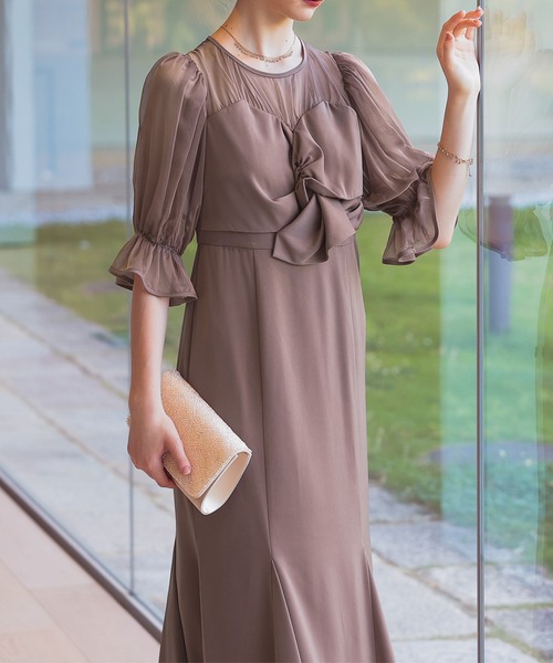 結婚式パーティドレスお呼ばれドリードールkana