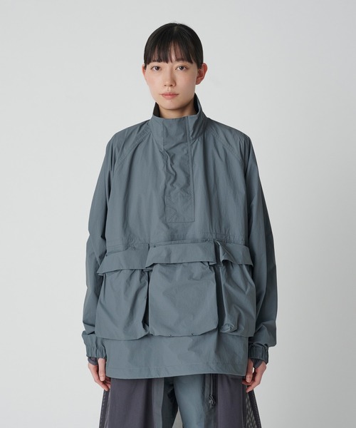 ジャケット・アウター Nylon Tussah Stand Collar Short Blouson Nylon Tussah Stand Collar Short Blouson
