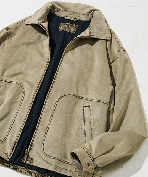 【美品】　マクレガー　薄手ジャンバー　ベージュＭサイズ 楽天市場】マクレガー スタジャン 111135601 McGREGOR