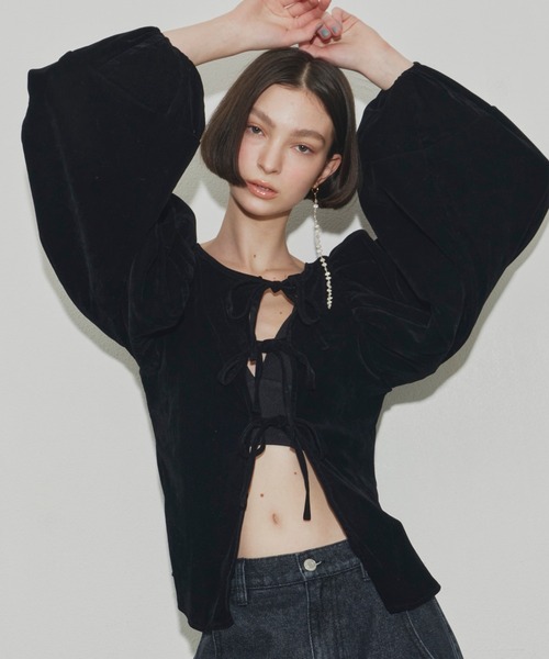 LA BELLE ETUDE ボリュームサークルリボンベルト Very bigリボンベルト