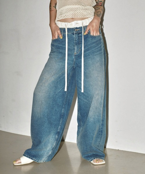 ENOF デニム ENOF（イナフ）の「expandable denim pants（デニムパンツ