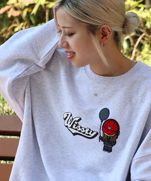 完売品 wissty キャラ スウェット セットアップ ハーフスウェットセットアップ アッシュ | THE MOBSTAR JAPAN®️