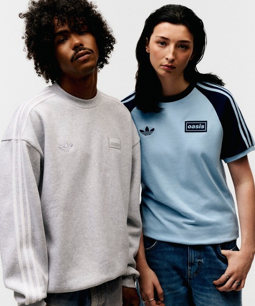 ADIDAS | adidas Originals × Oasis ツアースリーストライプス T