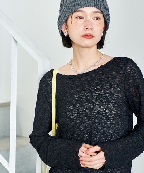 FREAK'S STORE | ストレッチ レース トップス - Buyee, an Online