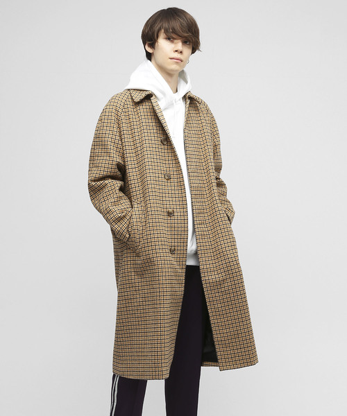 Vanquish ガンクラブチェック柄バルカラーコート Buyee An Online Proxy Shopping Service Shop At Zozotown Bot Online