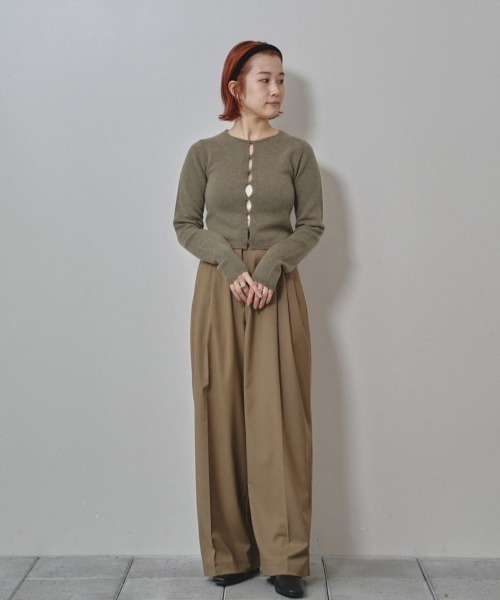 TODAYFUL | 【TODAYFUL/トゥデイフル】Cashmere Compact Cardigan