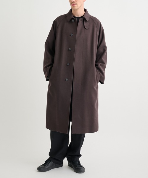 ジャケット・アウター ATON SAXONY BALMACAAN COAT ATON | 【ATON / エイトン】別注 SUPER 160S DOUBLE SAXONY BALMACAAN