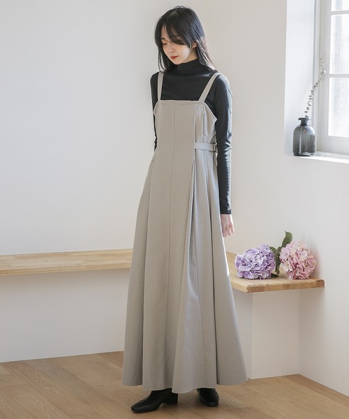 Une Mansion フレア ロング サスペンダー ワンピース Buyee Un Servicio De Compra De Proxy En Linea Compre En Zozotown