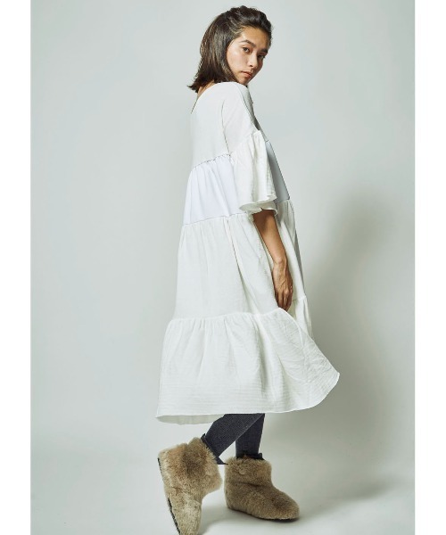 ワンピース Mikomori SCALLOPED MINI OP Mikomori SCALLOPED MINI OP