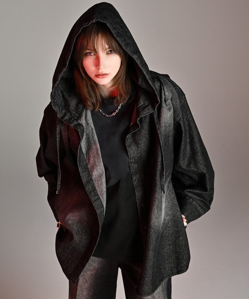 ZOZO出品 Yohji Yamamoto POUR HOMME 糸ふらしオーバーサイズ切替ニット