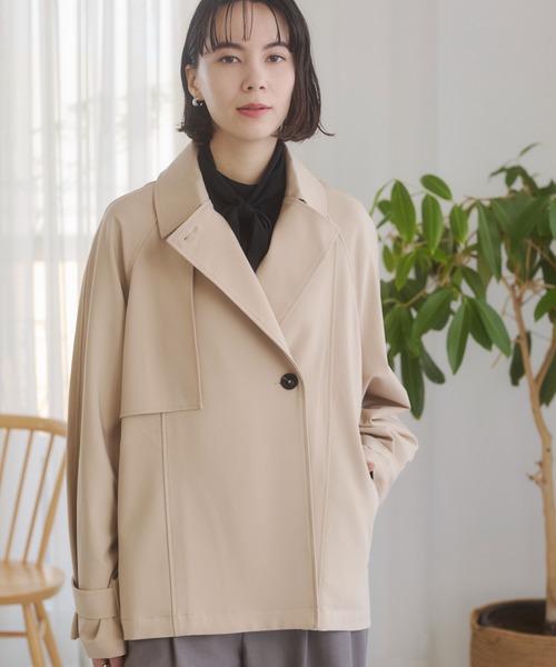 ANGIE | ショート トレンチコート - Buyee, an Online Proxy Shopping