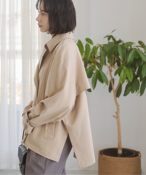 ANGIE | ショート トレンチコート - Buyee, an Online Proxy Shopping
