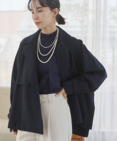 ANGIE | ショート トレンチコート - Buyee, an Online Proxy Shopping