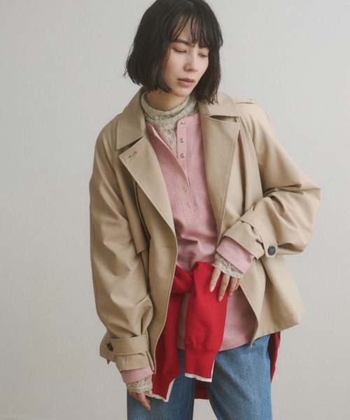 【新品】ANGIE ショート トレンチコート ANGIE | ショート トレンチコート - Buyee, an Online Proxy Shopping