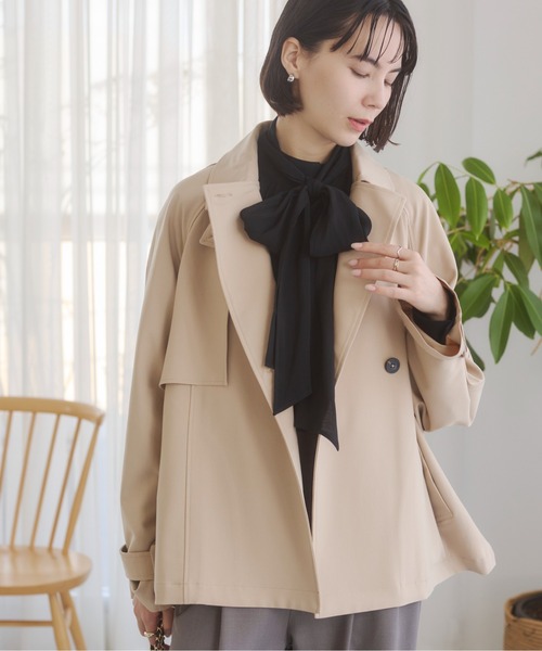 ANGIE | ショート トレンチコート - Buyee, an Online Proxy Shopping