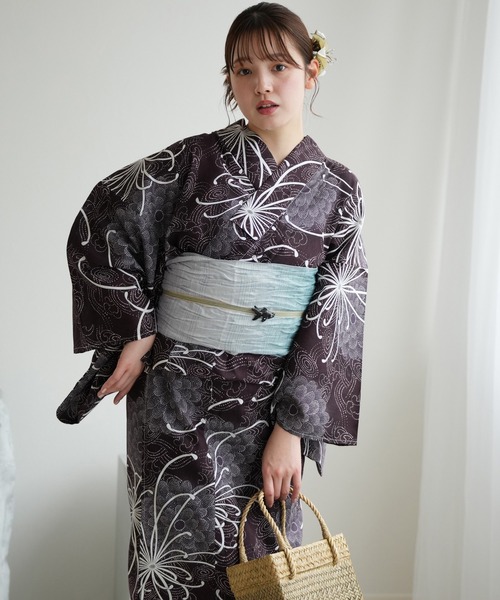 utatane 浴衣セット ニコアンティークオリジナルデザイン 国内染色 utatane 浴衣 選べる浴衣3点セット ニコアンティークオリジナル