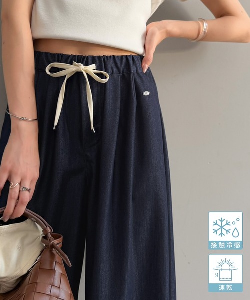 FANCY CLUB | 【FANCY CLUB】STRING DOT ROLL-UP PANTS / 【ファンシー