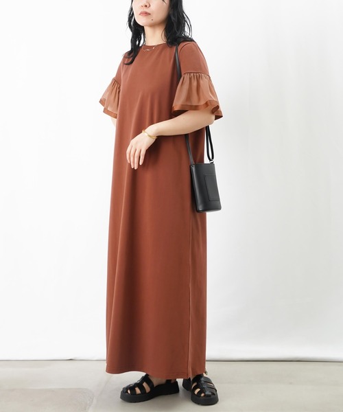 ニット セーター LC/LLL ドッキングカーディガン/ストライプ切替カーディガン レディース LADY LUCK LUCA ニット セーター LC/LLL ドッキングカーディガン