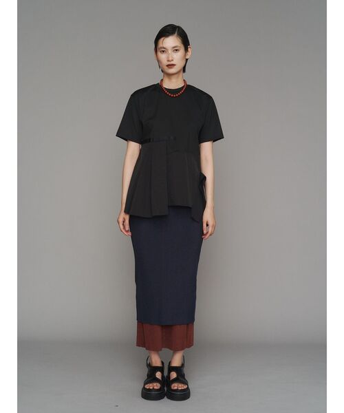 【新品タグ付き】UN3D. ASYMME HEM T-SH トップス　Tシャツ ASYMME HEM T－SH | UN3D./アンスリード | 三越伊勢丹