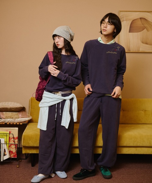 COMMON GULL PRODUCTS. | 【種まき】針と糸スウェットパンツ - Buyee