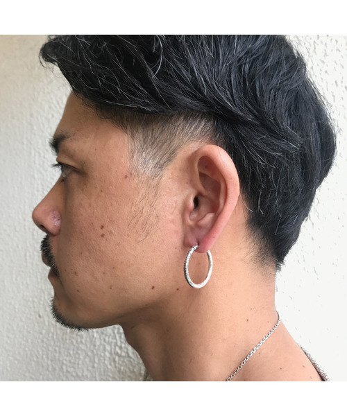 VIVIFY ピアス/M/アラベスク/k18ゴールドポスト/ゴールドダスト