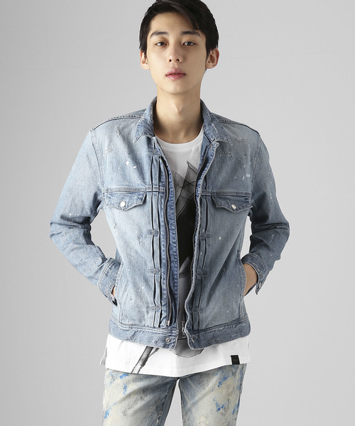 Black By Vanquish ユーズドストレッチデニムトラッカージャケット Buyee An Online Proxy Shopping Service Shop At Zozotown Bot Online