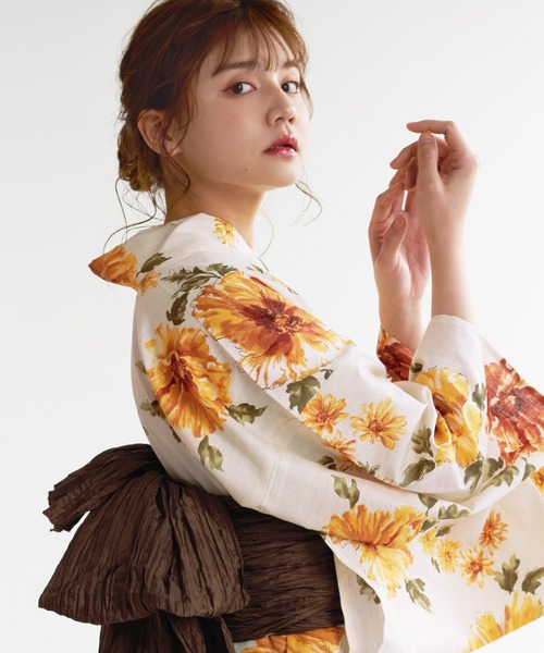 DITA | 1人で着られる浴衣5点セット 和歌山染工日本染め（ゆかた・しわ