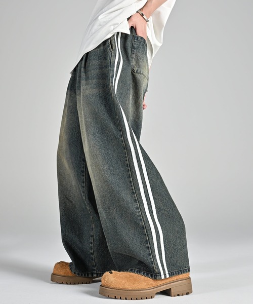 スパンコールストレートパンツ Ungrid ワイドパンツ スパンコールパンツ[品番：MKSW0056452]｜Ungrid（アングリット