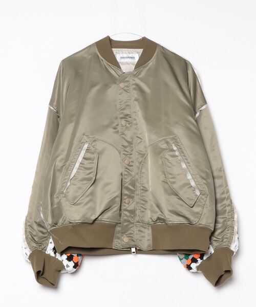 美品 DISCOVERED CROCHET SLEEVE MA-1 サイズ1 DISCOVERED CROCHET SLEEVE MA-1（MA-1）｜DISCOVERED