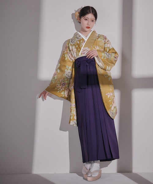 SUGAR NINE | 卒業袴3点セット 二尺袖着物 帯 袴 - Buyee, an Online