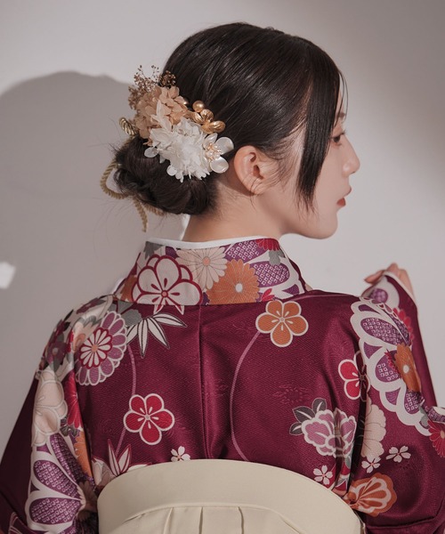 SUGAR NINE | 卒業袴3点セット 二尺袖着物 帯 袴 - Buyee, an Online