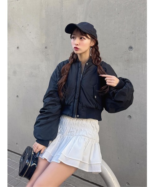 anuans】シャーリングバックタイセットアップ BLACK （ア