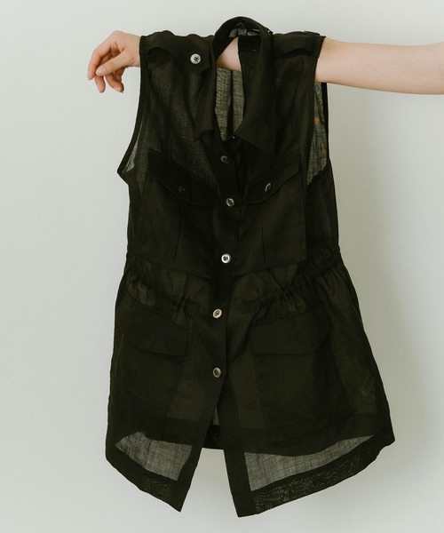 SALON ADAM ET ROPE' | シアーリネンミリタリージレ - Buyee, an