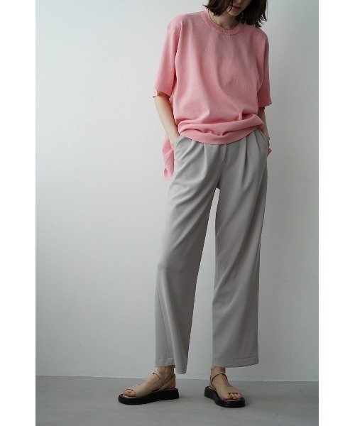 CLANE | RIB STRIPE TUCK PANTS - Buyee, an Online Proxy