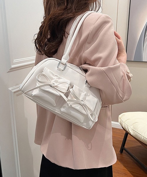 ミニボストンバッグ 肩リボンバッグ バッグ 美品 PRADA リボン ミニ