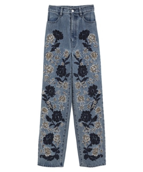 CLANE | 【CLANE/クラネ】FLOWER EMBROIDERY PANTS/フラワーエンブロイ