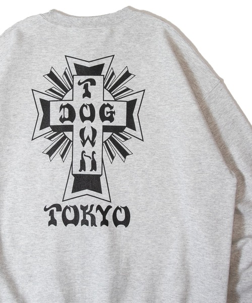 ↓値下げ中【DOG TOWN】美品！ワンポイント刺繍ロゴ デザイン シャツ