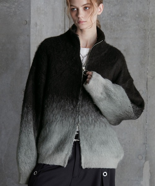 SERACE | 【SERACE】Loose shaggy gradation drivers knit / ルーズ 