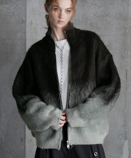 SERACE | 【SERACE】Loose shaggy gradation drivers knit / ルーズ