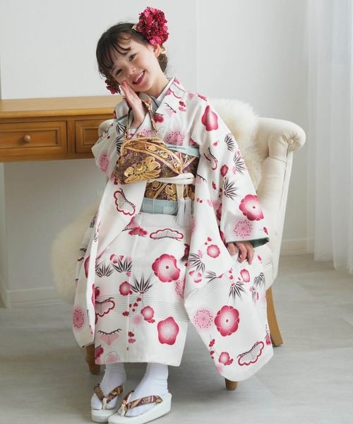 UTATANE | 七五三7歳用着物はこせこセット ひよこ商店 レトロ古典