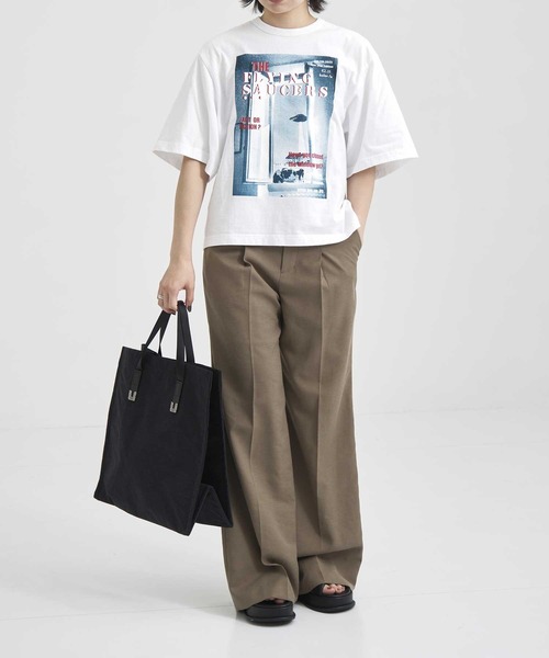 TOGA TOO | 【TOGA TOO/トーガトゥー】Square tip tote bag/スクエア