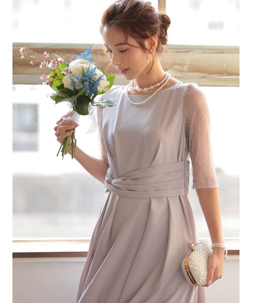 PREFERIR | シアーレース ウエストタック 結婚式 オケージョン