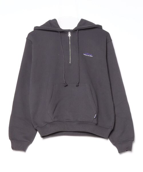 midorikawa HALF ZIP SWEAT PARKER パーカー THOUSAND MILE | HALF ZIP PARKER/ハーフジップパーカー 裏起毛