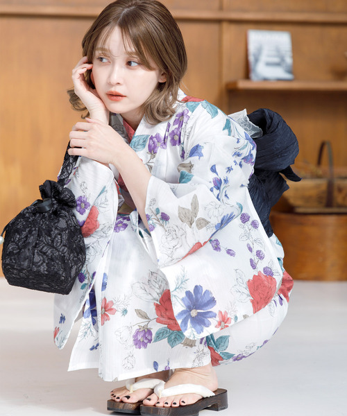 DITA | 1人で着られる浴衣5点セット 和歌山染工日本染め（ゆかた