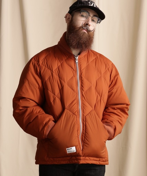 Schott ショット とてつもない パーフェクト キルティングナイロン 