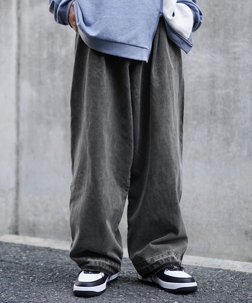 【雷市場（ポンジャン）商品韓国直送】 メンズ A ／ X オーバーサイズ デニム ストレートデニム (スパンデックス) 38 ） 380 アルマーニ デニム ストレート レザータグ XL相当 大きいサイズ