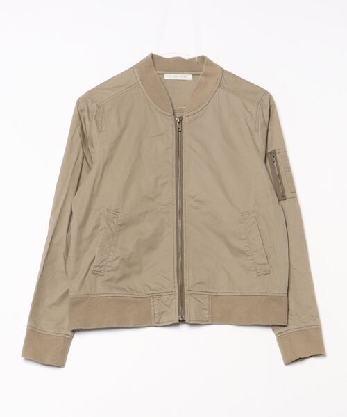 ローリーズファーム レザーZIPドロストブルゾン LOWRYSFARM レザーZIP